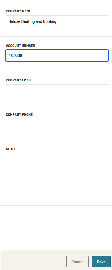 11 - Company Card Form