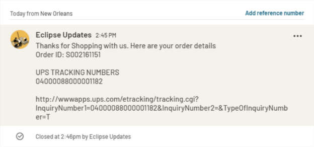 Eclipse SMS Notifications - Integration Setup Guide