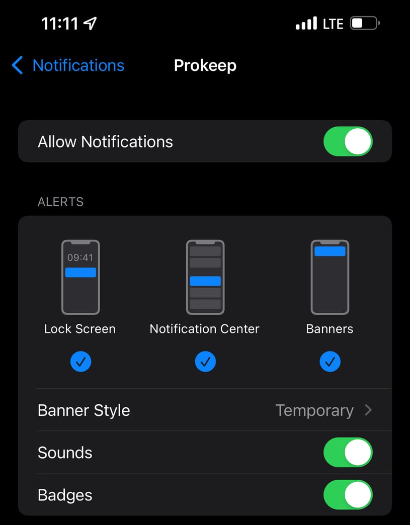 Prokeep Mobile App - iOS & Android