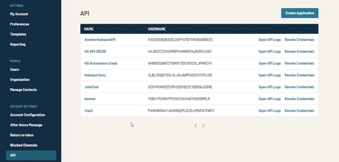 API Log