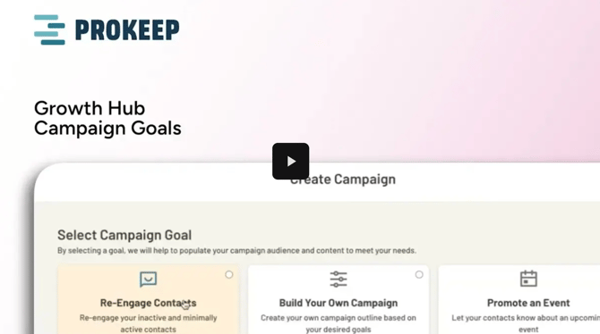 Growth Hub Campaign Goals Walkthrough