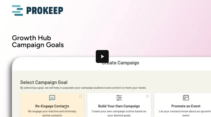 Growth Hub Campaign Goals Walkthrough