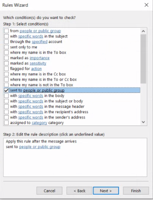 Email redirect setup instructions microsoft outlook non 365 